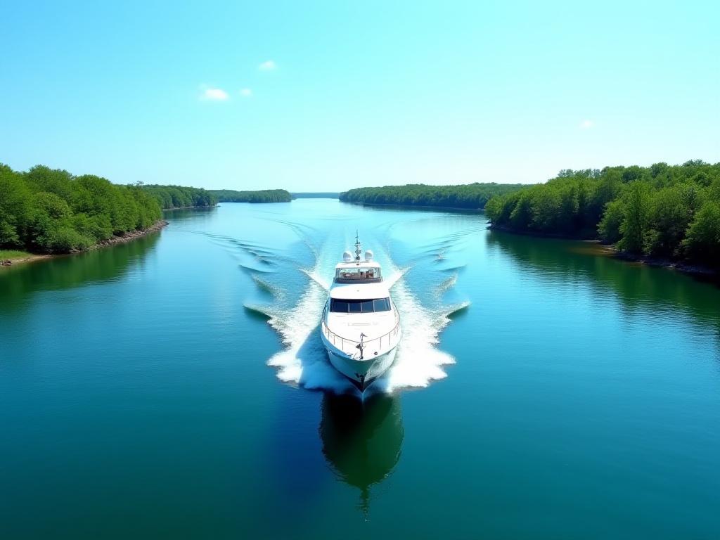 Luxury yacht charter through the Thousand Islands